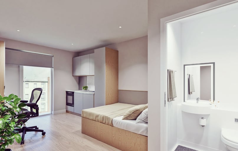 Deluxe Studio, Beckton House, Station Road, Beeston, Nottingham - Image 1